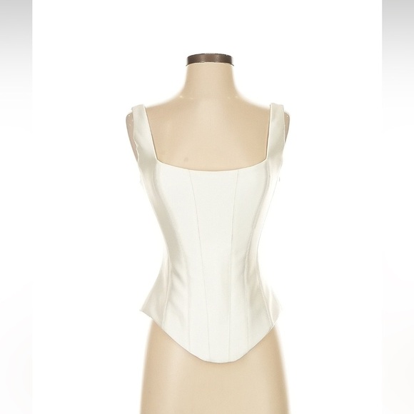 Rosie corsets satin crepe square neck corset top - Picture 7 of 13
